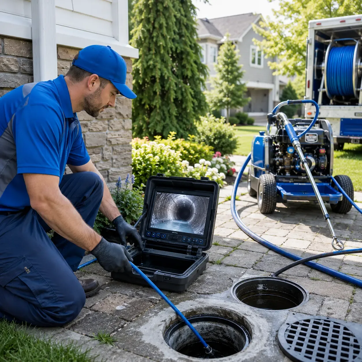 Outdoor drain cleaning professionals serving Cedarhurst, NY